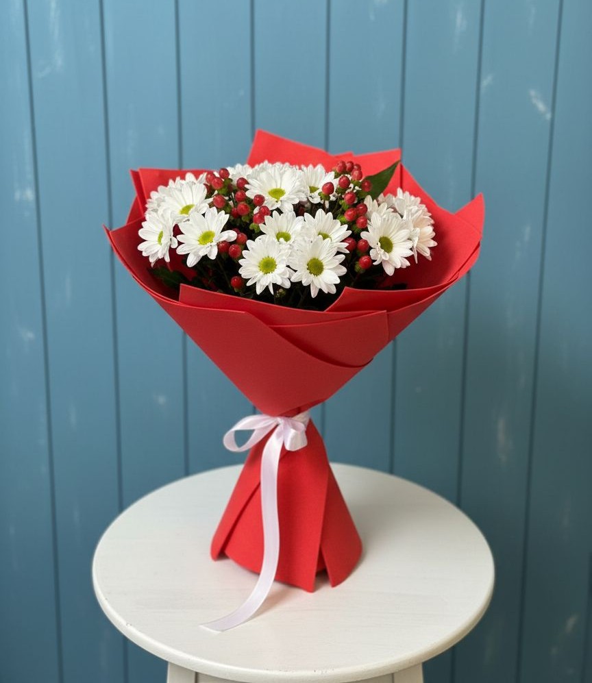 Букет цветов из: Хризантемы в Автурах