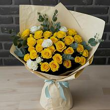 Букет цветов из:  Розы #REPLACE_PRED# Автурах