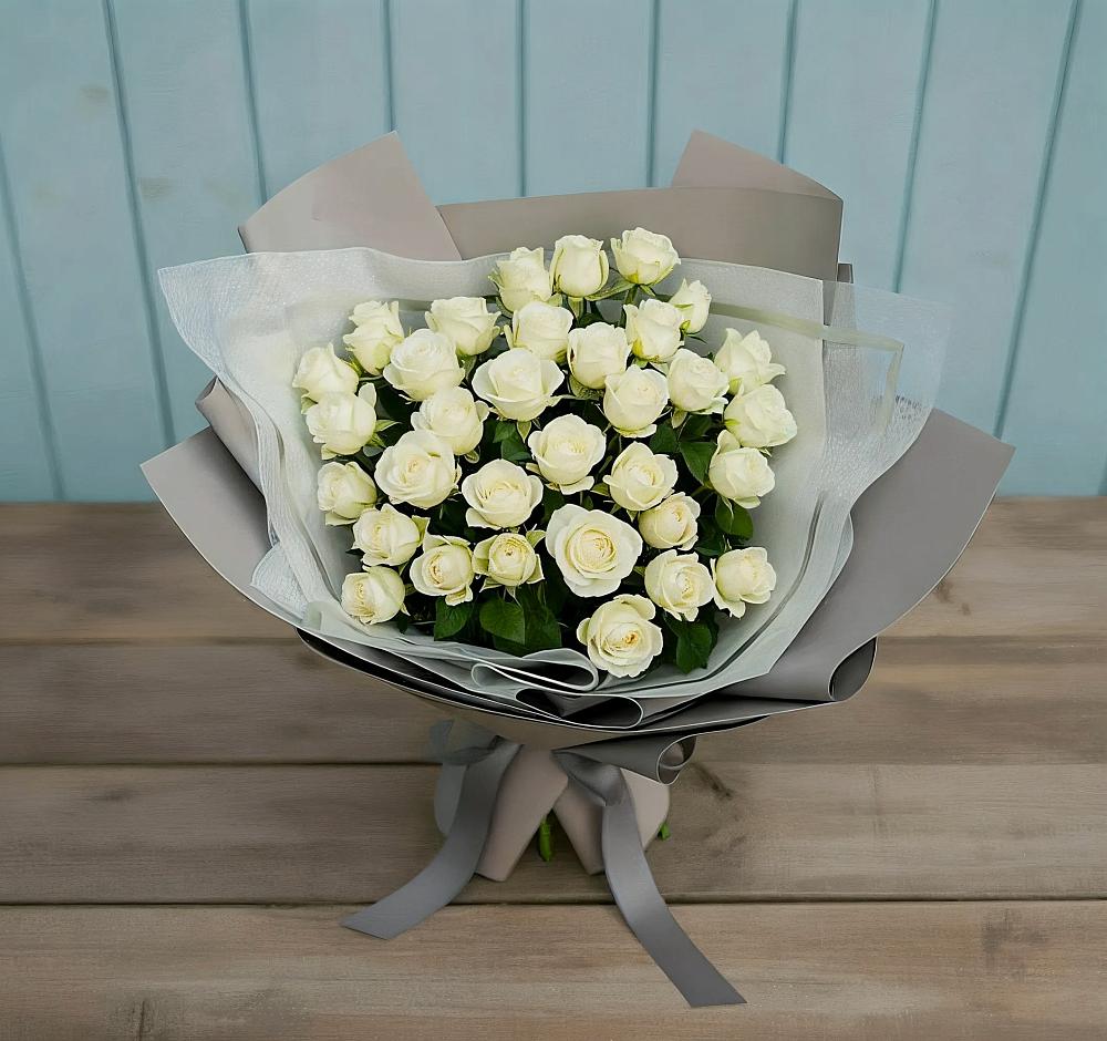Букет Белоснежная нежность в Автурах