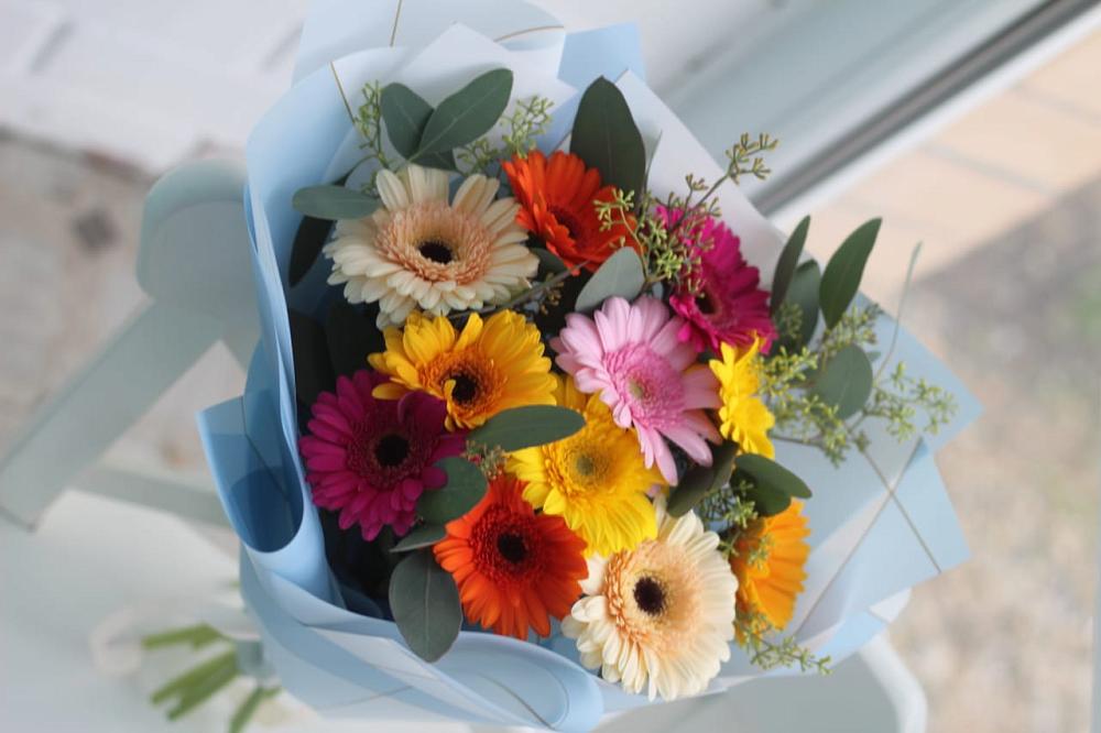 Букет цветов из: Герберы в Автурах