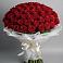 Букет 101 Красная роза Блэк Мэджик в Автурах