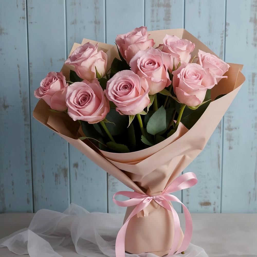 Букет цветов из: Розы в Автурах