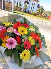 Букет цветов из:  Герберы #REPLACE_PRED# Автурах