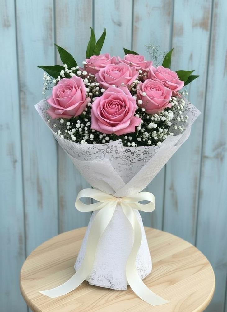 Букет цветов из: Розы в Автурах