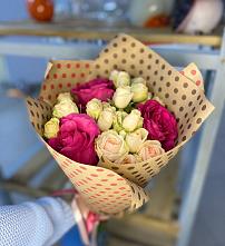 Букет цветов из:  Розы #REPLACE_PRED# Автурах