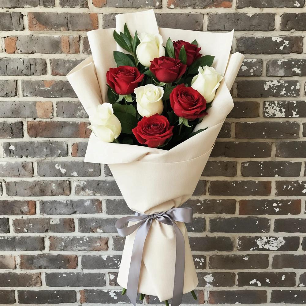 Букет цветов из: Розы в Автурах