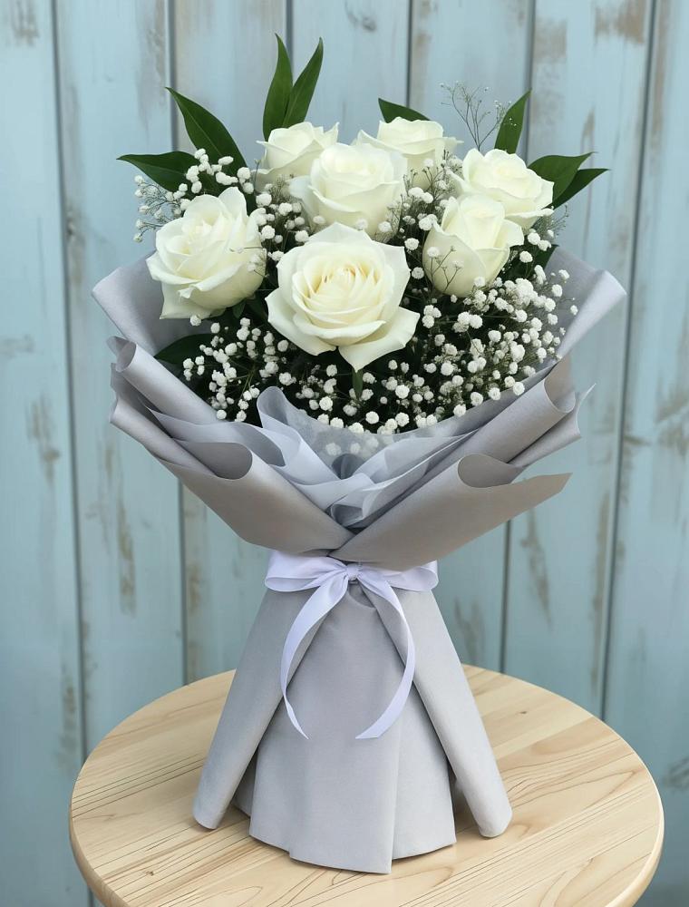 Букет цветов из: Розы в Автурах