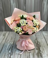 Букет цветов из:  Гвоздики, Розы и Хризантемы в Автурах