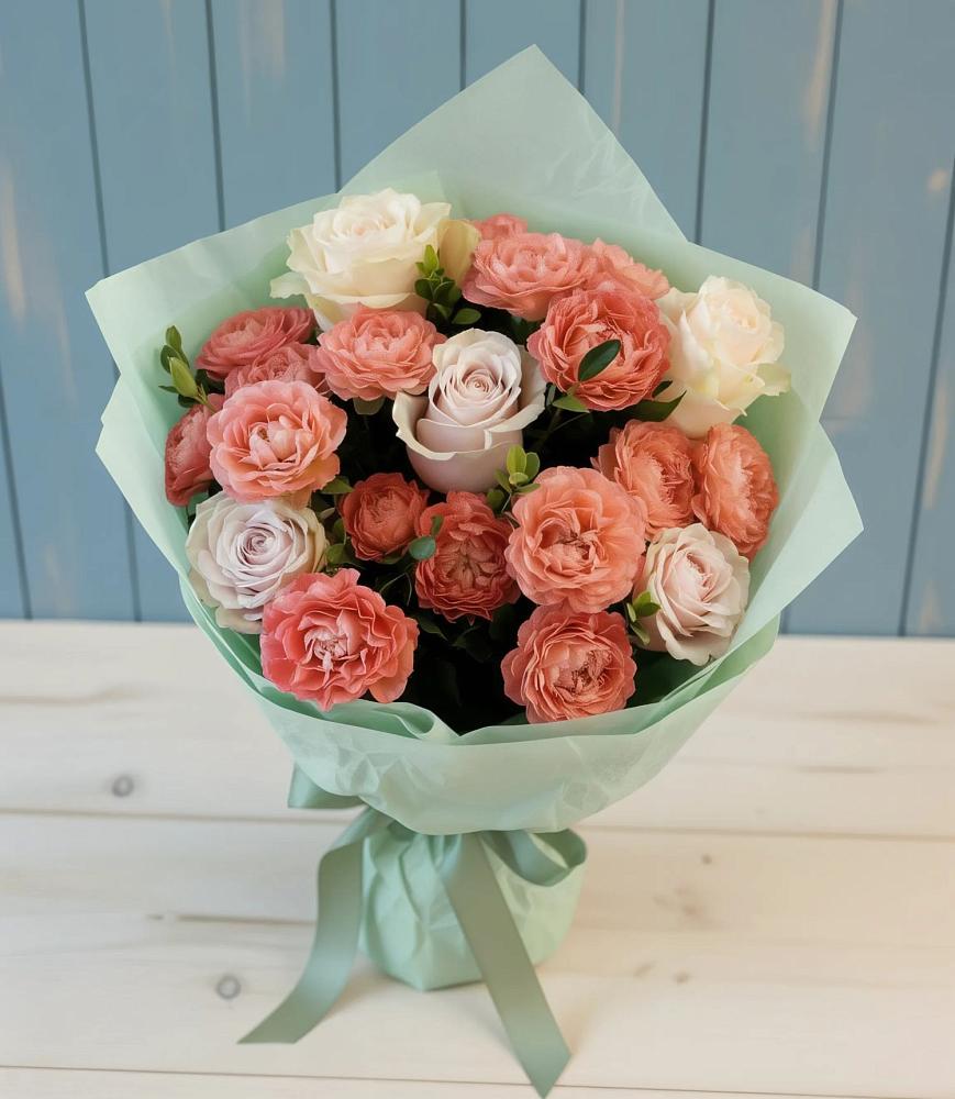 Букет цветов из: Розы в Автурах