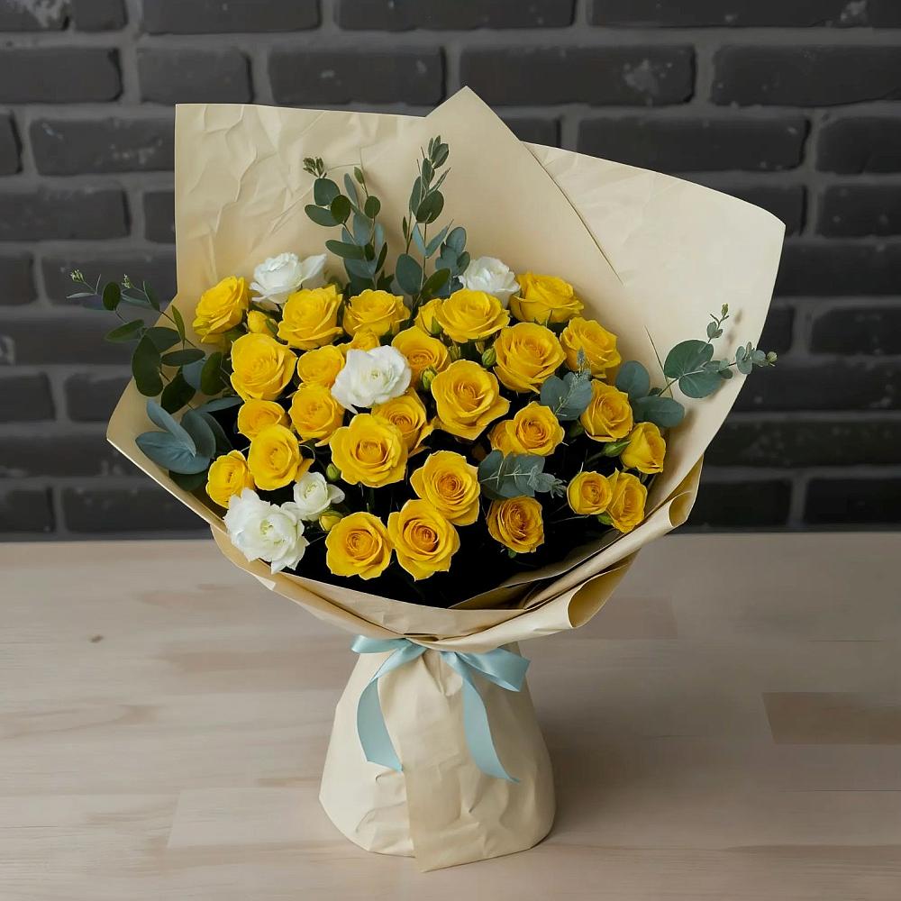 Букет цветов из: Розы в Автурах