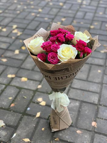 Букет цветов из: Розы в Автурах
