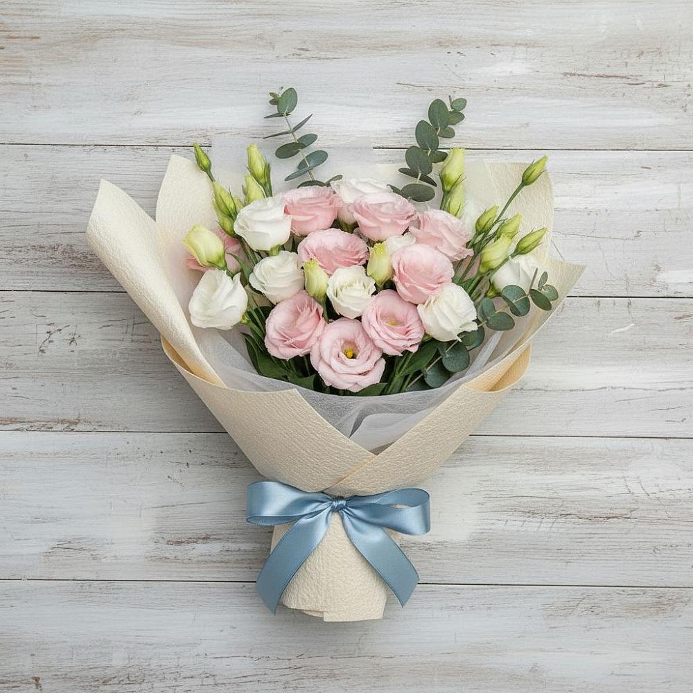 Букет цветов из: Лизиантусы в Автурах